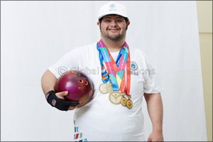Emirati bowler Saleh Al Marri takes home gold at Abu Dhabi's Special Olympics IX MENA Games 2018