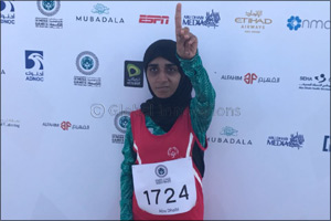 Emirati long-distance runner wins gold and the hearts of spectators