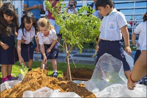 Dubai Heights Academy Marks Ghaf Tree Planting Ceremony