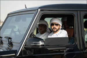 Sheikh Hamdan Bin Mohammed attends Saluki finals