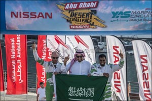 Prokop, Quintanilla Celebrate First Victories in  Abu Dhabi Desert Challenge Powered by Nissan