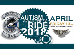 Dubai Based Bike Club ride to help raise awareness for Autism in Dubai