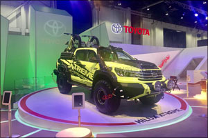 Feel the adrenaline rush with the Xtreme Toyota obstacle course at the 4th Custom Show Emirates