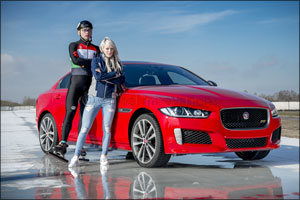 New XE 300 Sport Edition Wins Gripping Ice Race