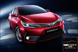 Toyota Corolla scoops ‘Best Small Sedan' award at 2018 Middle East Car of the Year awards