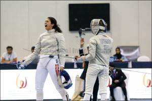 Tunisian Besbes gets ready for the World Championships with NAS Fencing gold