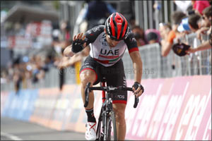 Magic Marco: UAE Team Emirates' Marco Marcato Takes Top Five Spot in Stage 18 of the Giro D'italia