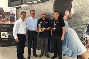 Emirates Motor Company wins prestigious global award for outstanding customer service and after-sales care