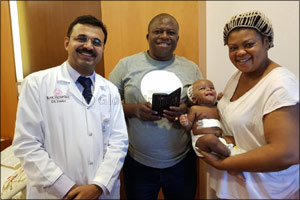 Timely surgery saves infant from imminent brain damage 