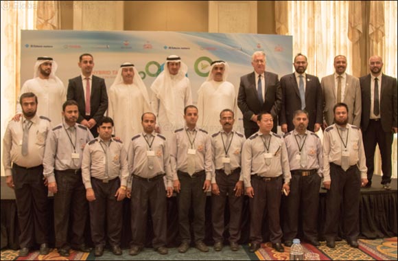 Al-Futtaim Toyota delivers a large fleet of Toyota Camry Hybrid Electric Hybrid Vehicles to Tawasul Transport