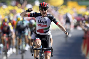 Martin Is the Man of the Moment as He Claims UAE Team Emirates' First Ever Tour De France Stage Win