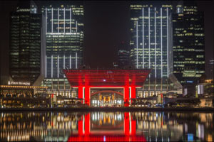 Mubadala illuminates IPIC Square and Abu Dhabi Global Market