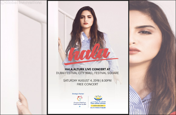 Regional Pop Star Hala Turk to Officially Close Dubai Summer Surprises With a Free Concert at Dubai Festival City Mall