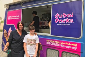 Dubai Parks and Resorts' roaming ice cream van spreading joy among families and kids in UAE neighbourhoods until 13 August