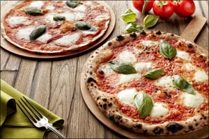 Get 2 Margherita pizzas free on every download of the new 800 Degrees App