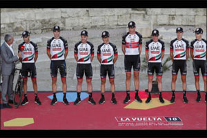 UAE Team Emirates Launches Its Vuelta a Espana Campaign With Encouraging Time Trial Results