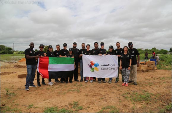 Volunteers from the UAE join hands with the community in Tasset Peulh village in Senegal to build a new community school
