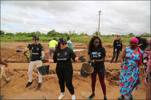 Volunteers from the UAE join hands with the community in Tasset Peulh village in Senegal to build a new community school