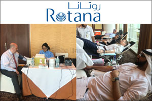 BurJuman Arjaan by Rotana, Jumeira Rotana and Villa Rotana Organized a Blood Donation Campaign