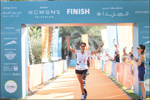 Minister of Community Development salutes  Dubai Women's Triathlon participants