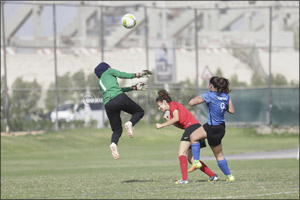 UAE National Team girls off to a flying start in the Dubai Sports Council Football Academies Championship