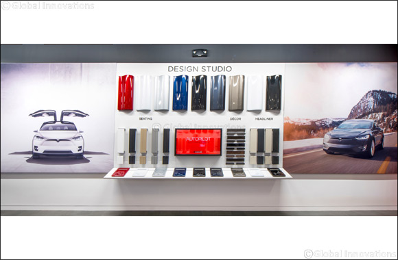 Tesla Opens a Temporary Showroom in the Mall of the Emirates