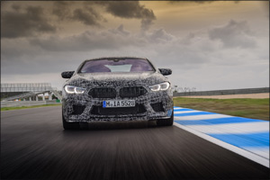 The new BMW M8 en route to series production