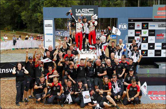 GAZOO Racing Wins Australia Rally at FIA World Rally Championship