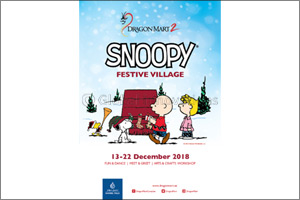 Get festive with Snoopy at Dragon Mart