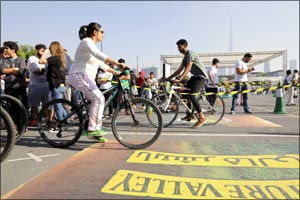 Dubai Health Authority breaks Guinness World Record for most participants in a bicycle relay