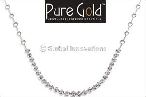 Pure Gold Jewellers celebrates the festive season with new diamond necklace designs on ‘cost price' offer