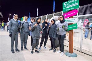 Sharjah Girl Guides Cycling to Compete in Spinneys Dubai 92 Cycle Challenge