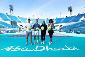What a Lineup! Four of Tennis' Greatest Players Officially Mark the Launch of 11th Edition of the Mubadala World Tennis Championship