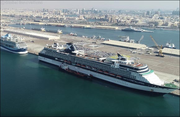 Hamdan Bin Mohamed Cruise Terminal welcome 2.3 million tourists since the inauguration in 2014.