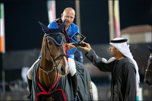 Syria's Speedy Gharib Lands Opening Class of the CSI1* Al Shira'aa International Horse Show®