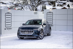 Audi electrifies the World Economic Forum in Davos