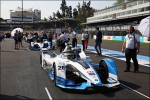 António Félix da Costa finishes second on the podium for BMW i Andretti Motorsport in Mexico City