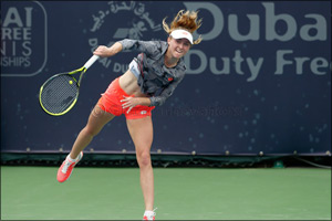 Thrills and upsets on opening day of Dubai Duty Free Tennis Championships