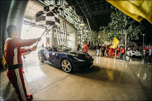 UAE's first ever Ferrari Cavalcade with 100 sports cars drives through Ferrari World Abu Dhabi
