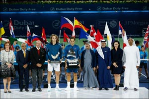 Federer beats Tsitsipas to win 100th title and Eighth Dubai Duty Free Tennis Championships crown