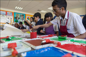 Manzil and Repton school Dubai collaborate on sustainable art project