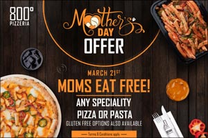 Moms Eat Free on Mother's Day