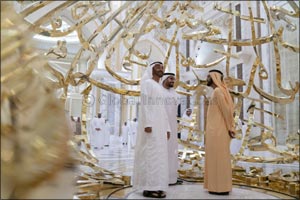 Qasr Al Watan Library Welcomes Visitors  at Qasr Al Watan Palace
