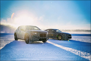 The BMW iX3, the BMW i4 and the BMW iNEXT undergo cold testing in the Arctic Circle