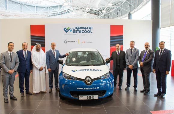 Emicool gears up for sustainability drive with Renault ZOE electric vehicle fleet, green public parking