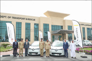 Dubai Police supports green vision with addition of 13 Renault ZOE electric cars from Arabian Automobiles to its patrol fleet