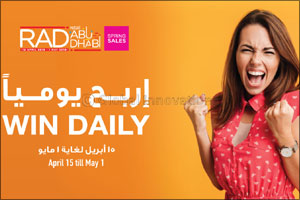Bawadi Mall launches shopping bonanza as part of Retail Abu Dhabi (RAD) Spring Sales