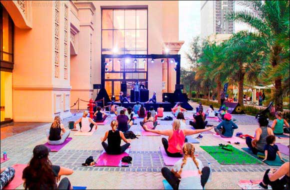 Move to the rhythm of live handpan music at Golden Mile Galleria's third Run & Flo free fitness event