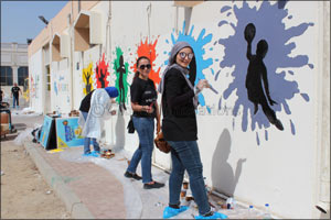 As part of Volunteer Emirates Dubai Cares gives a makeover to Sharjah's National Charity Schools for Girls