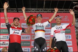 Double Podium Day for Uae Team Emirates as Kristoff and Costa Place Third in Frankfurt and Romandie